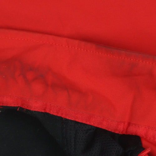 27 86 Women's Red Softshell Embroidered Horse Jacket XL