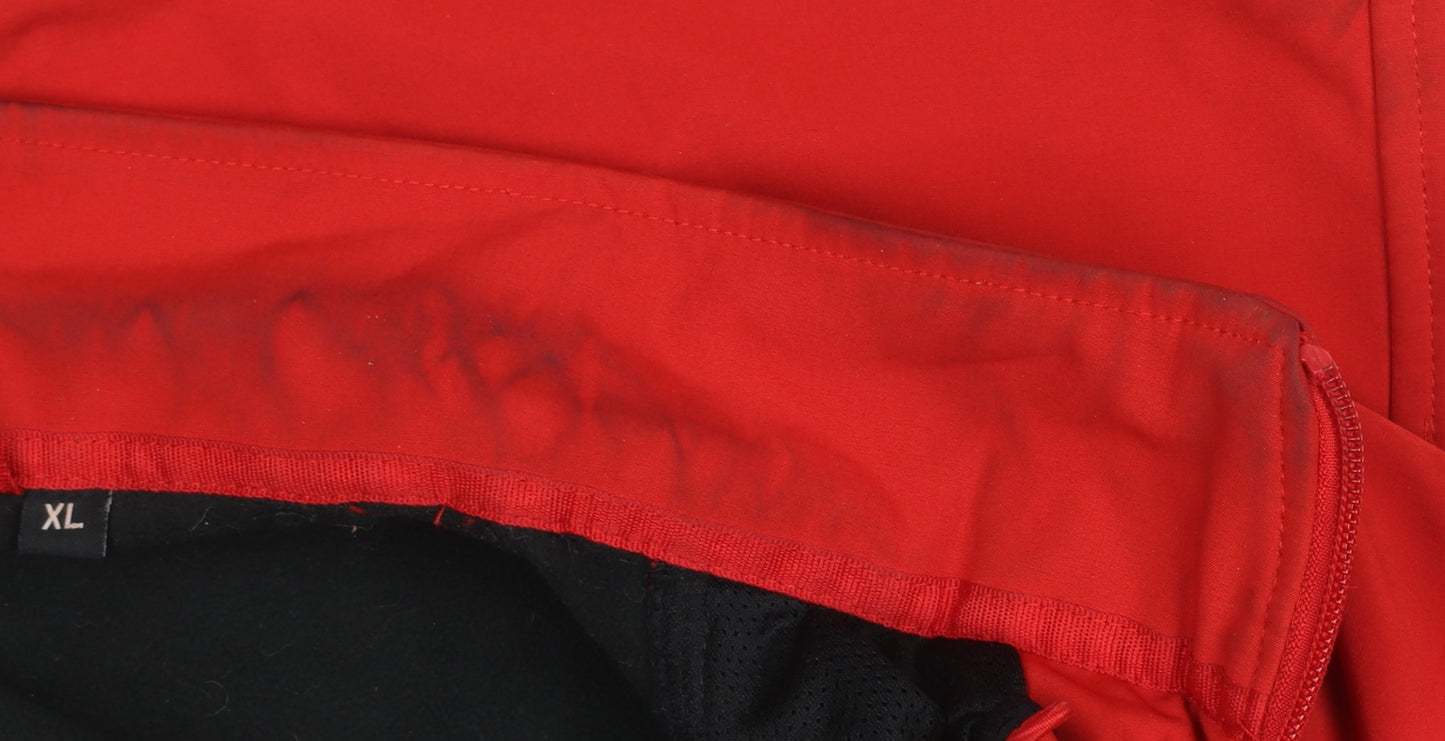 27 86 Women's Red Softshell Embroidered Horse Jacket XL