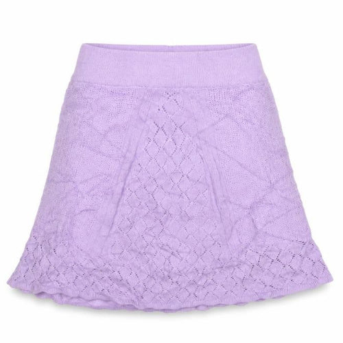 ASOS Womens Purple Knit A-Line Skirt Size 10 Boho Style