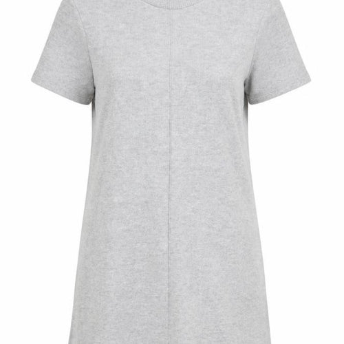 Zara Women’s Grey Knit T-Shirt Dress Size 12 Casual Short Sleeve