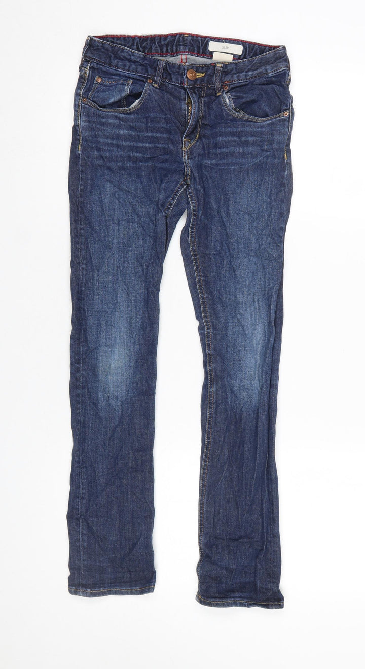 H&M Teens Blue Slim Fit Denim Jeans Size 11-12 Medium Wash