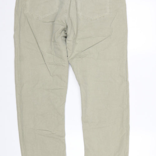 River Island Men's Beige 34x32 Regular Straight Jeans