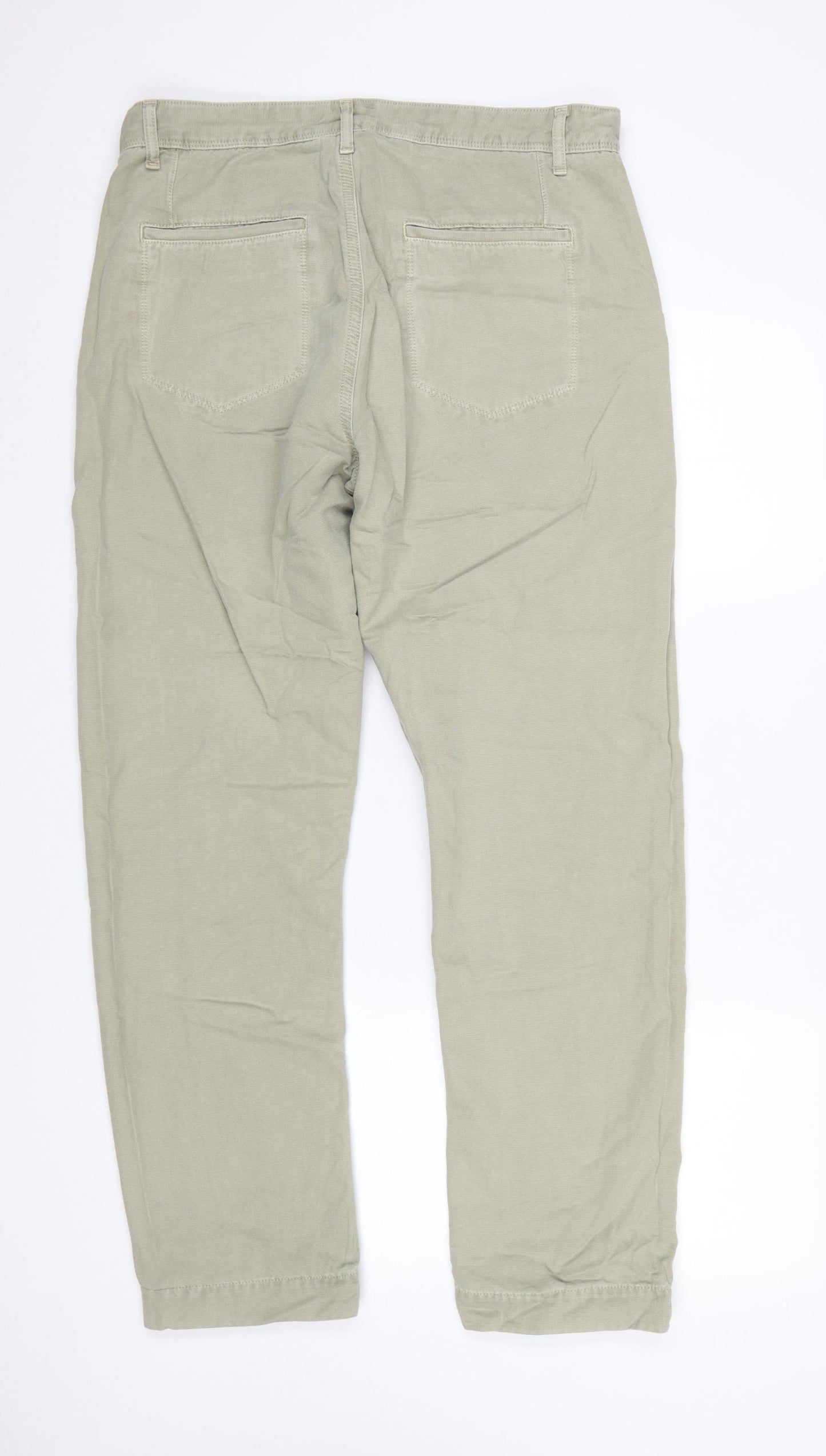 River Island Men's Beige 34x32 Regular Straight Jeans