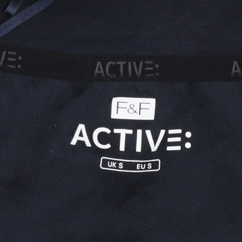 F&F Active Women’s Navy Blue Full Zip Sweatshirt Size S