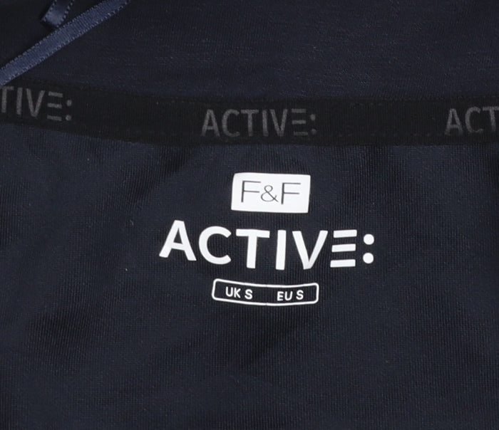 F&F Active Women’s Navy Blue Full Zip Sweatshirt Size S