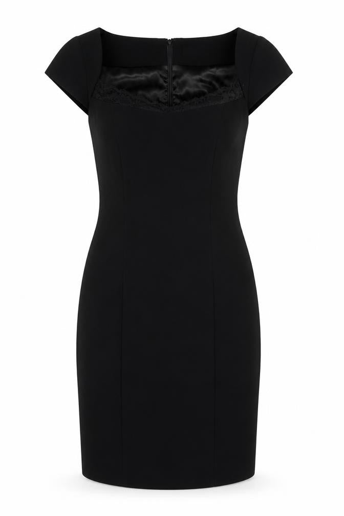 Holly Willoughby Women's Black Size 10 Sheath Knee Length Dress