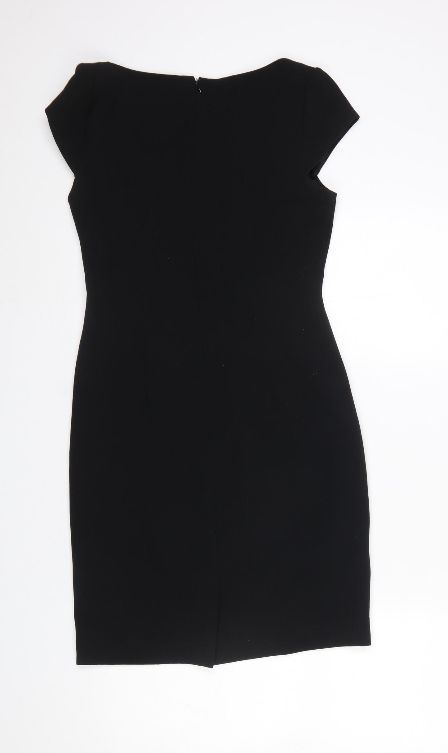 Holly Willoughby Women's Black Size 10 Sheath Knee Length Dress