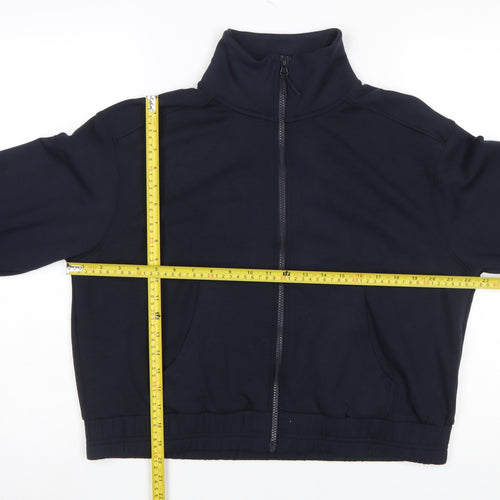 F&F Active Women’s Black Full Zip Sweatshirt Size M Modal Blend