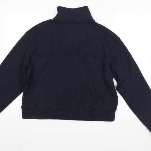 F&F Active Women’s Black Full Zip Sweatshirt Size M Modal Blend