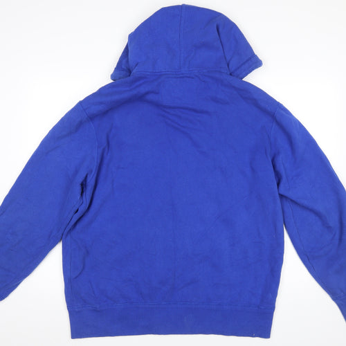 American Eagle Outfitters Men's Blue XL Full Zip Hoodie Athletic Fit