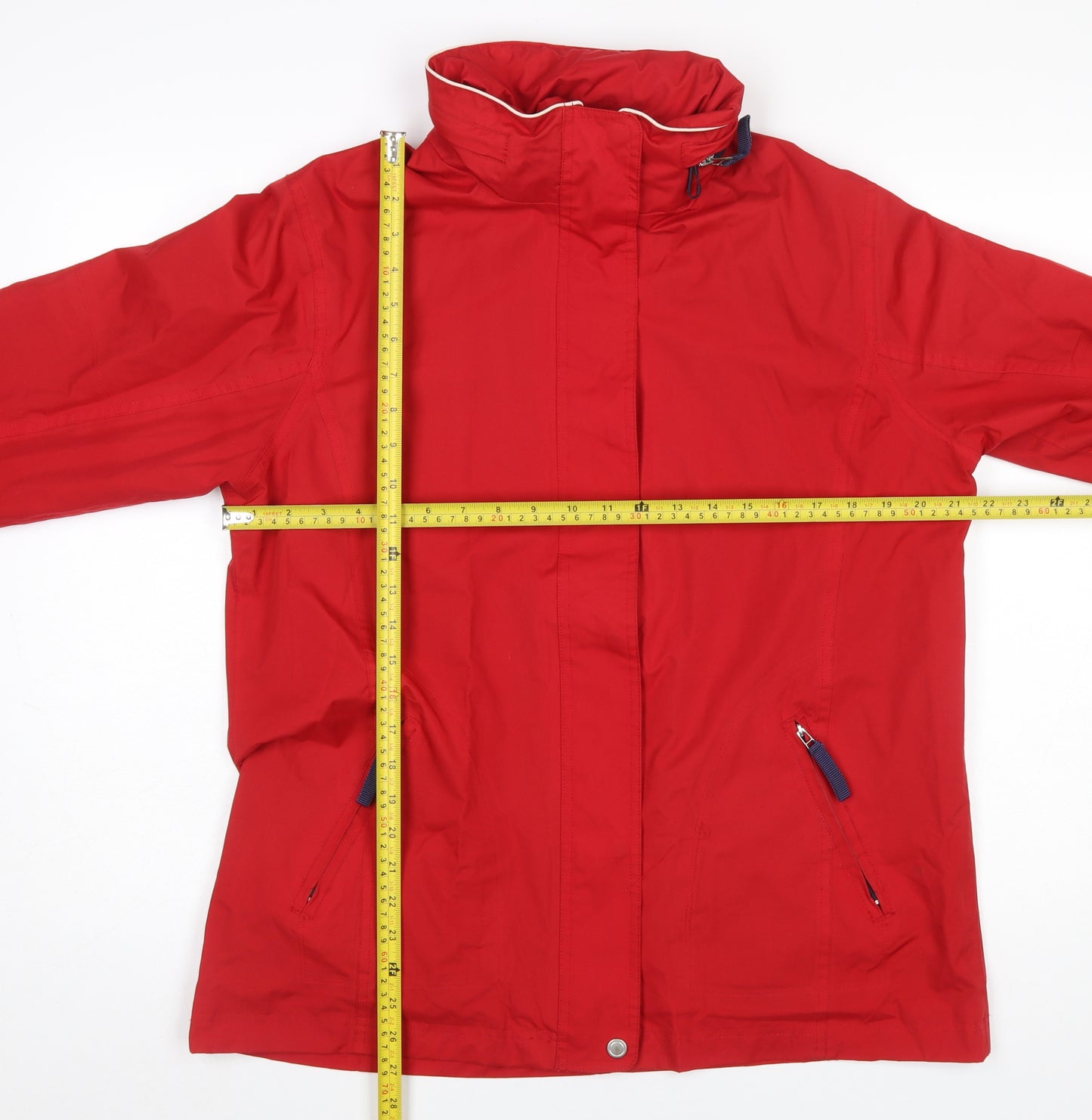 Crossfield Women's Red Windbreaker Jacket M Water Resistant Lined