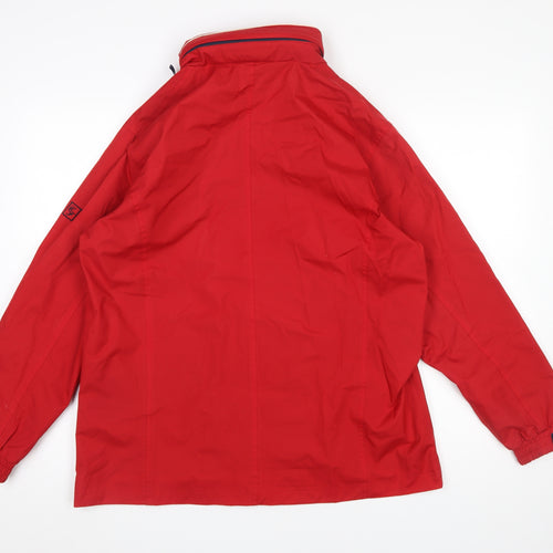 Crossfield Women's Red Windbreaker Jacket M Water Resistant Lined
