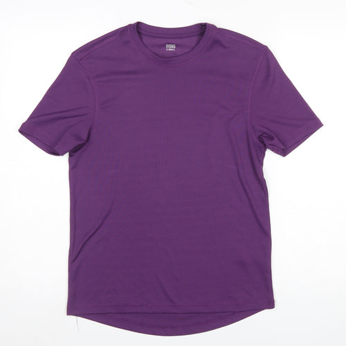 Dunnes Stores Men's Purple XS Regular Fit Short Sleeve T-Shirt