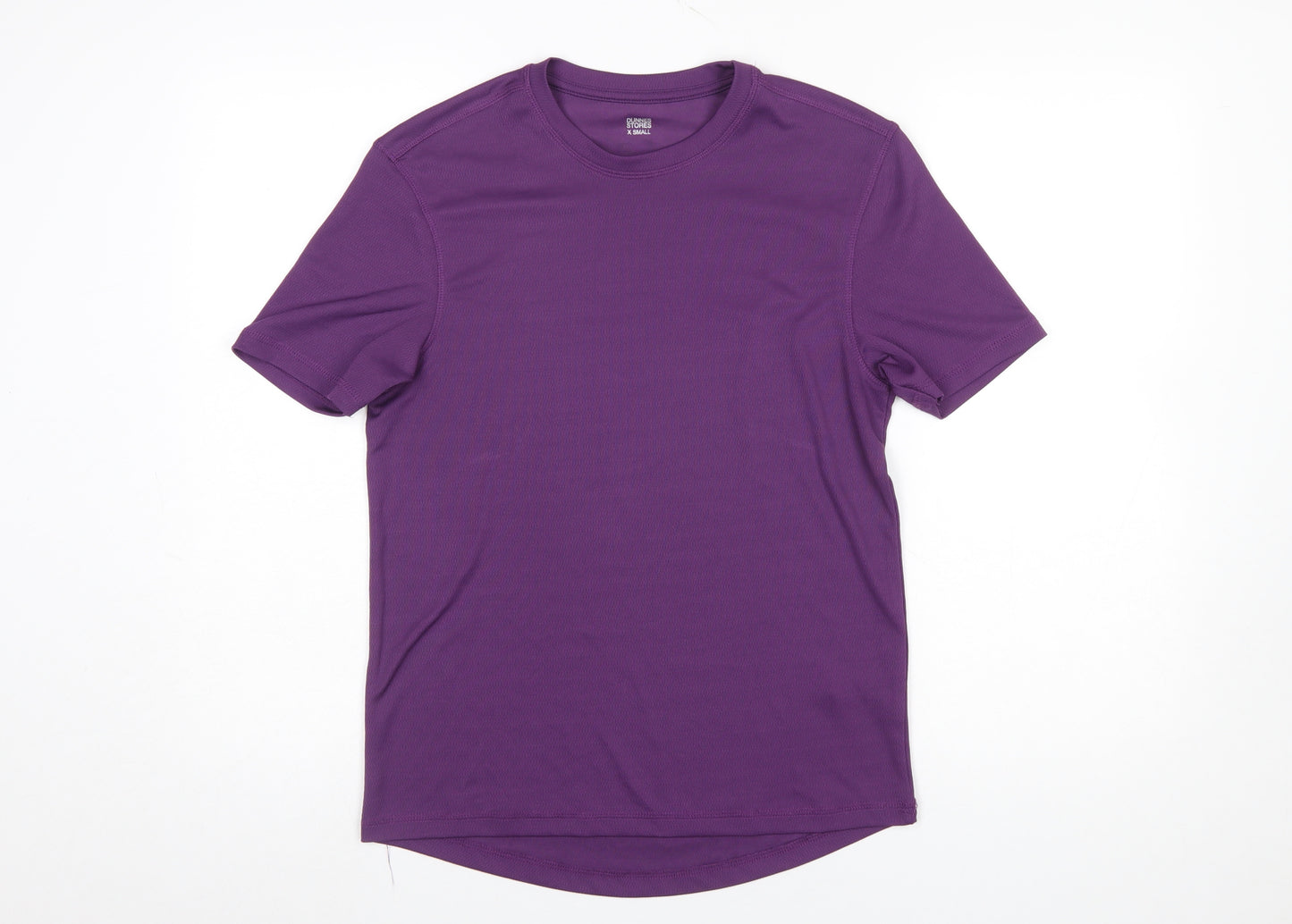 Dunnes Stores Men's Purple XS Regular Fit Short Sleeve T-Shirt