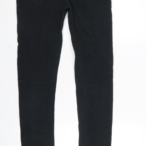 Denim Co. Men's Black Skinny Jeans W32 L34 Cotton Stretch