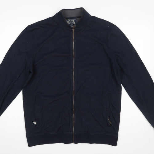 Paul Costelloe Living Men’s Blue XL Full Zip Sweatshirt