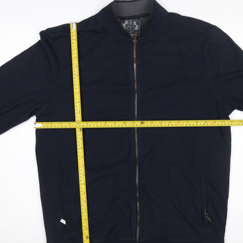 Paul Costelloe Living Men’s Blue XL Full Zip Sweatshirt
