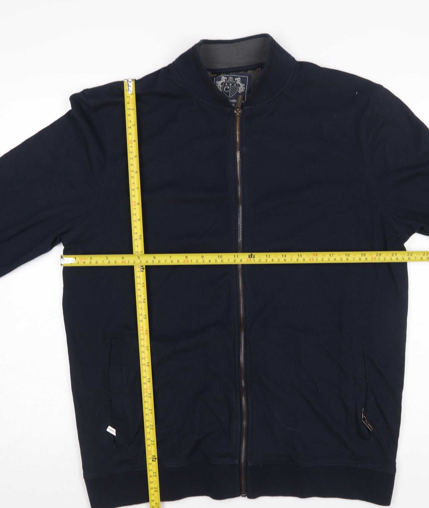 Paul Costelloe Living Men’s Blue XL Full Zip Sweatshirt
