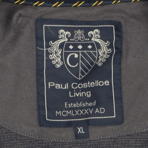 Paul Costelloe Living Men’s Blue XL Full Zip Sweatshirt