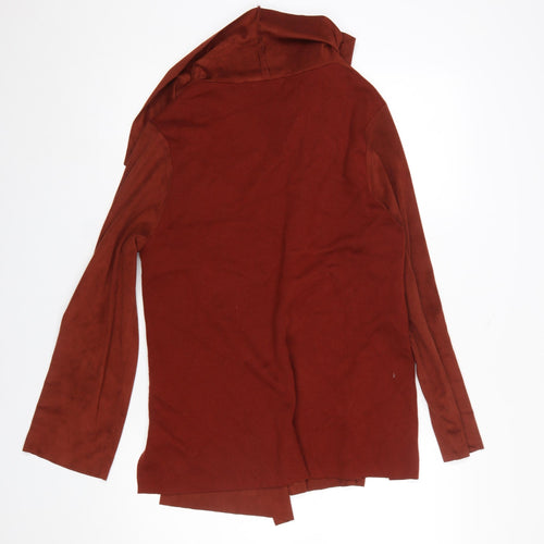 Parfois Women Brown Long Sleeve Open Cardigan Size 12