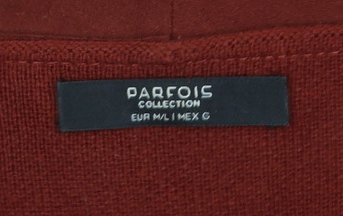 Parfois Women Brown Long Sleeve Open Cardigan Size 12