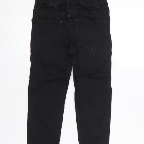 Next Boys Black Skinny Jeans Age 5 Years Cotton Stretch Denim