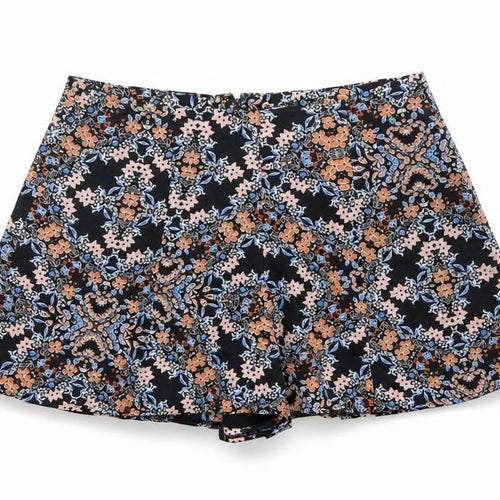 Miss Selfridge Womens Multicoloured Floral Culotte Shorts Size 14