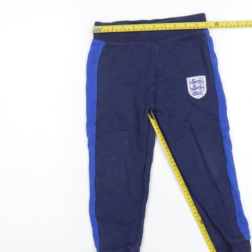 England Boys Blue Jogger Trousers 6-7 Years Football Sportswear