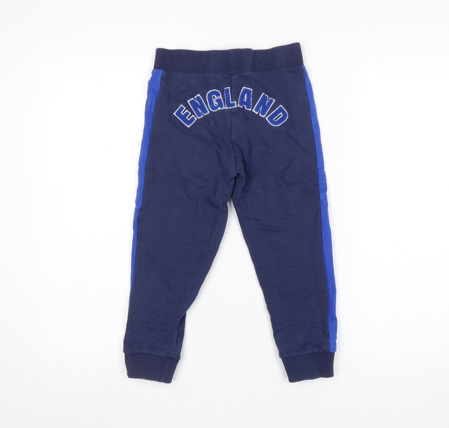 England Boys Blue Jogger Trousers 6-7 Years Football Sportswear