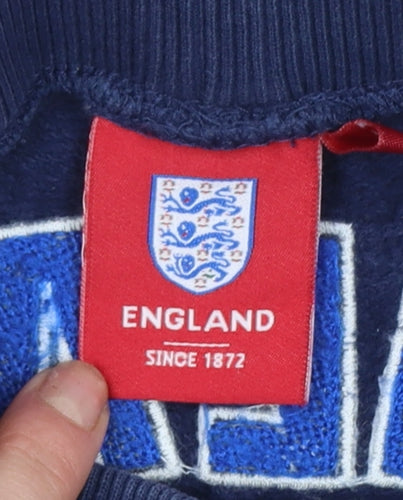 England Boys Blue Jogger Trousers 6-7 Years Football Sportswear