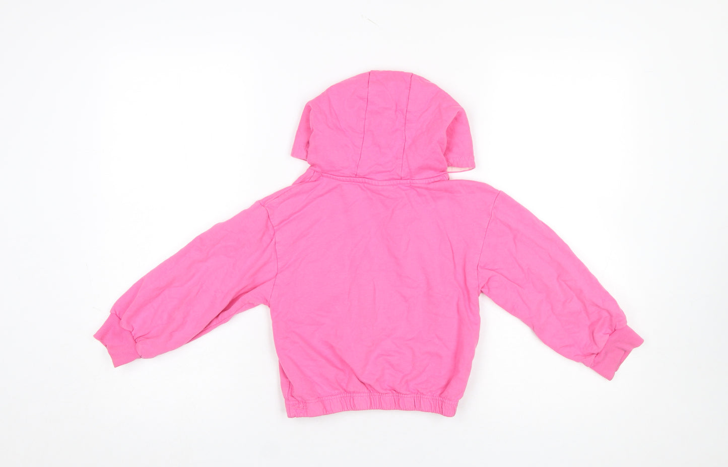 Disney Girls Pink Minnie Mouse Pullover Hoodie 5-6 Years