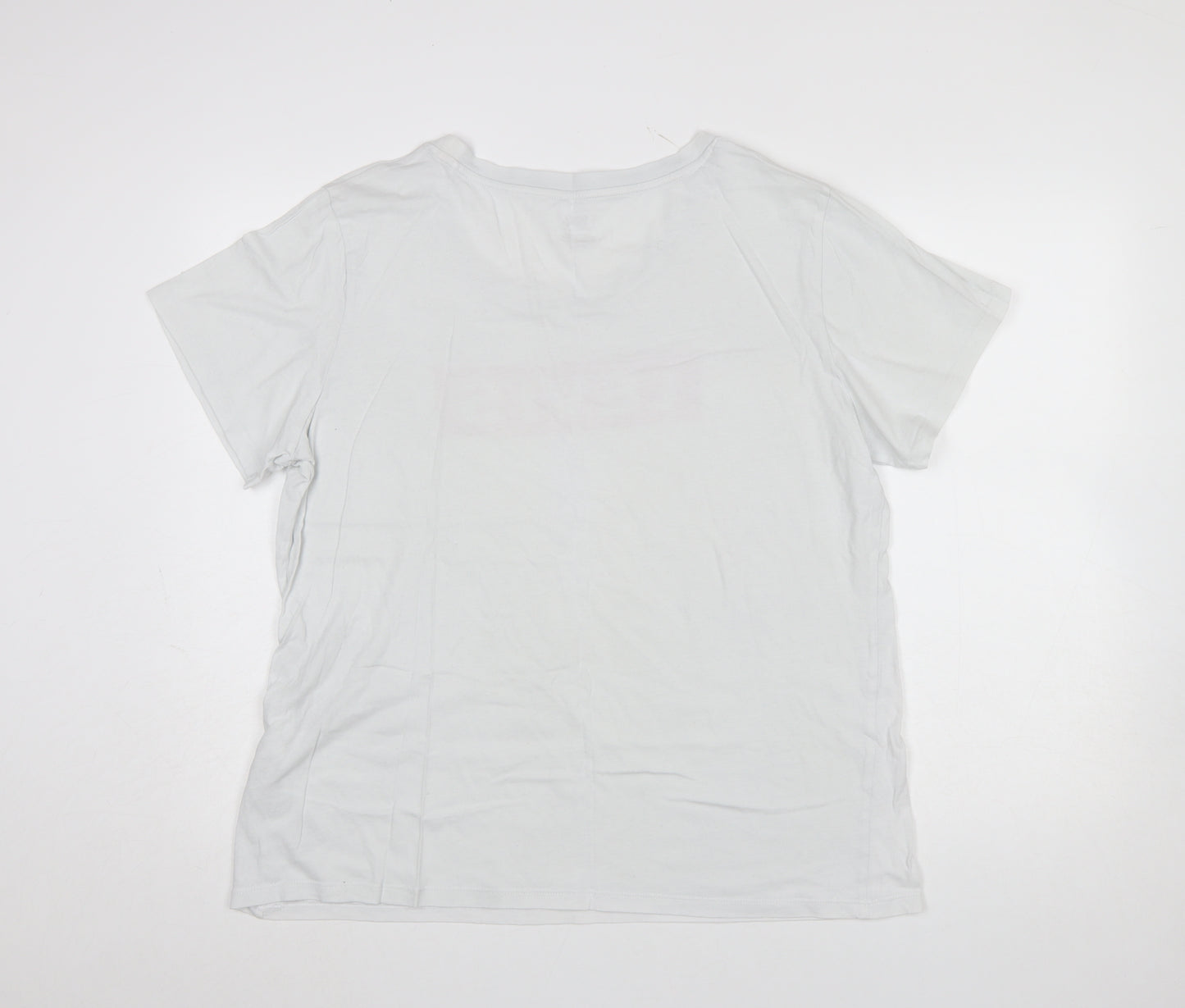 Levi's Womens White 2XL Classic Logo Cotton T-Shirt