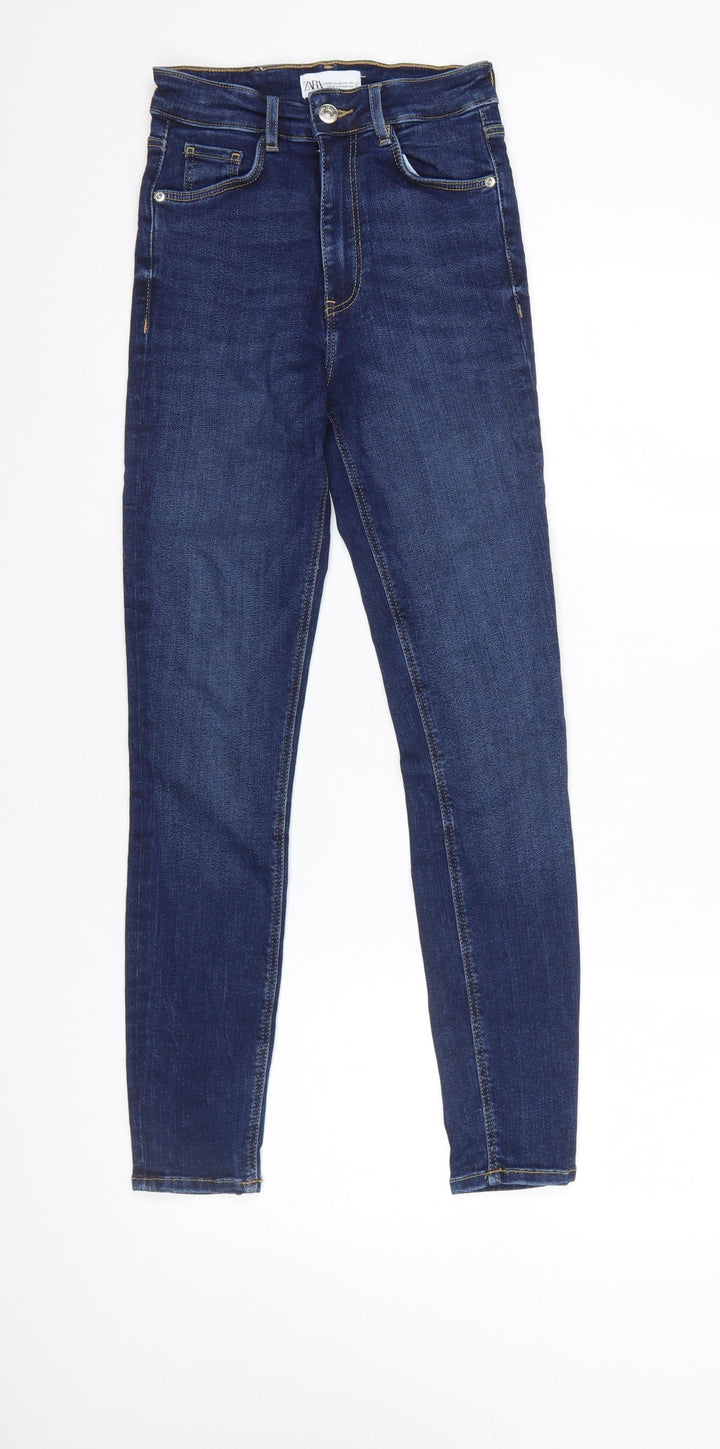 Zara Women’s Blue Skinny High-Rise Denim Jeans Size 6