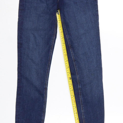 Zara Women’s Blue Skinny High-Rise Denim Jeans Size 6