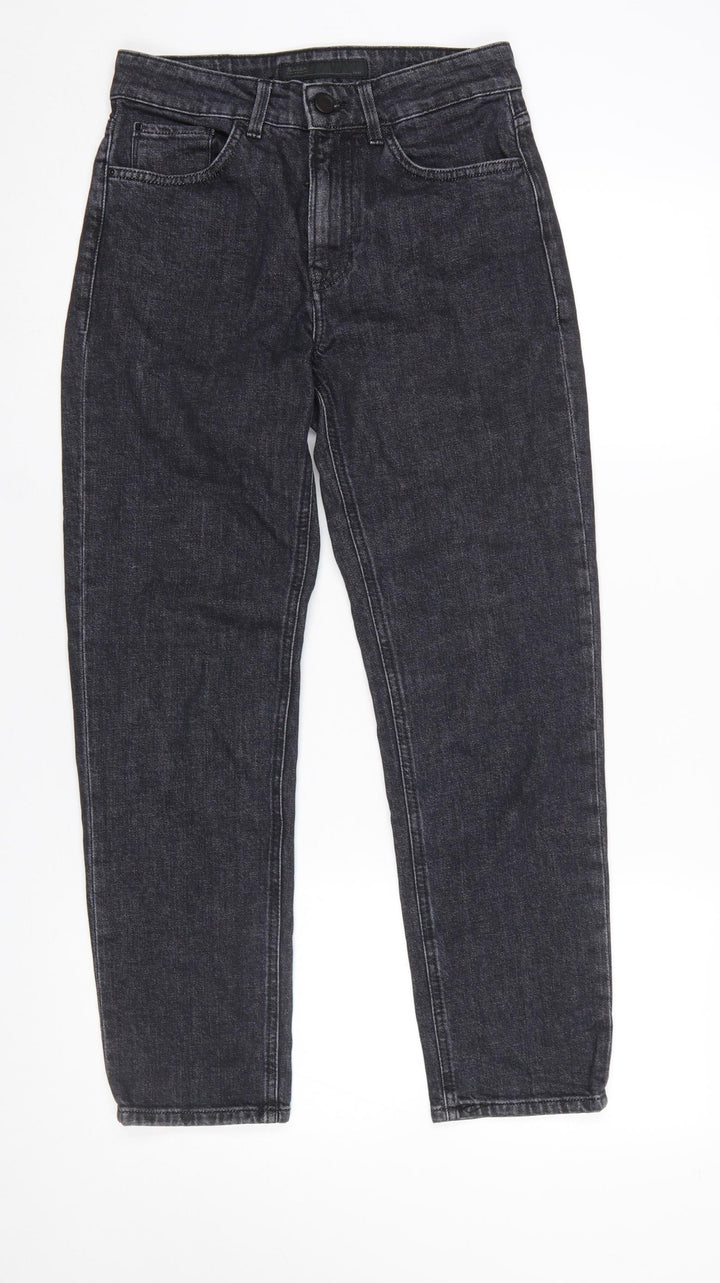 Salsa Womens Black Straight Slim Fit Stretch Jeans Size 6
