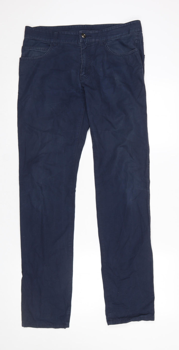 Esprit Men’s Blue Chino Trousers 31W 34L Regular Fit