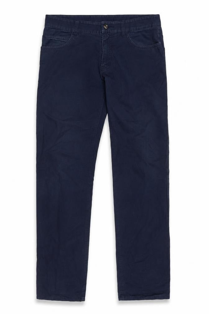 Front view of ESPRIT Men’s Blue Chino Trousers 31W 34L Regular Fit