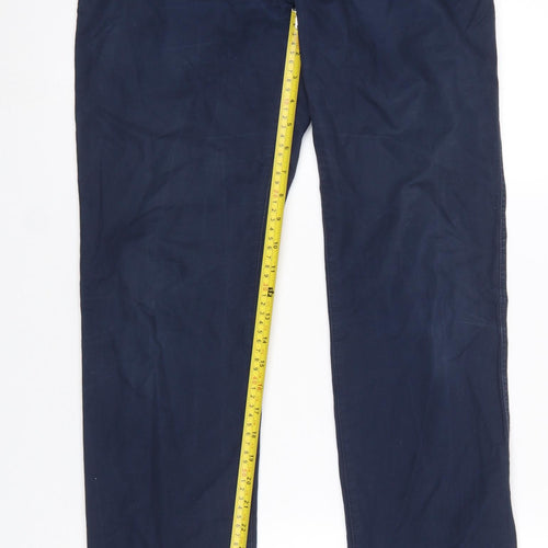 Esprit Men’s Blue Chino Trousers 31W 34L Regular Fit