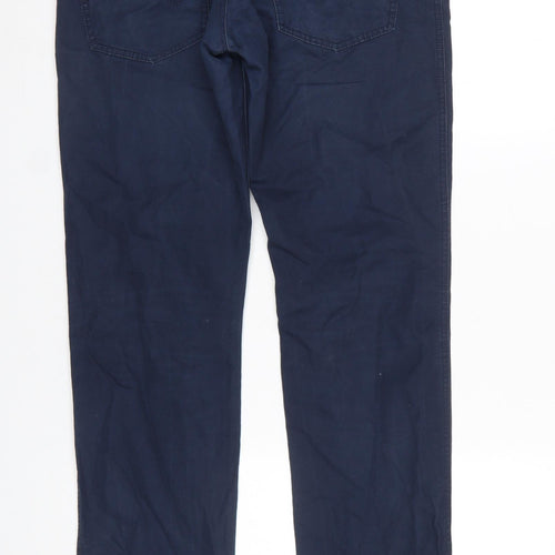 Esprit Men’s Blue Chino Trousers 31W 34L Regular Fit