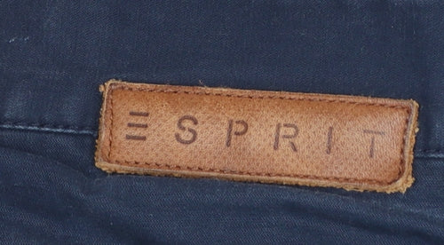 Esprit Men’s Blue Chino Trousers 31W 34L Regular Fit