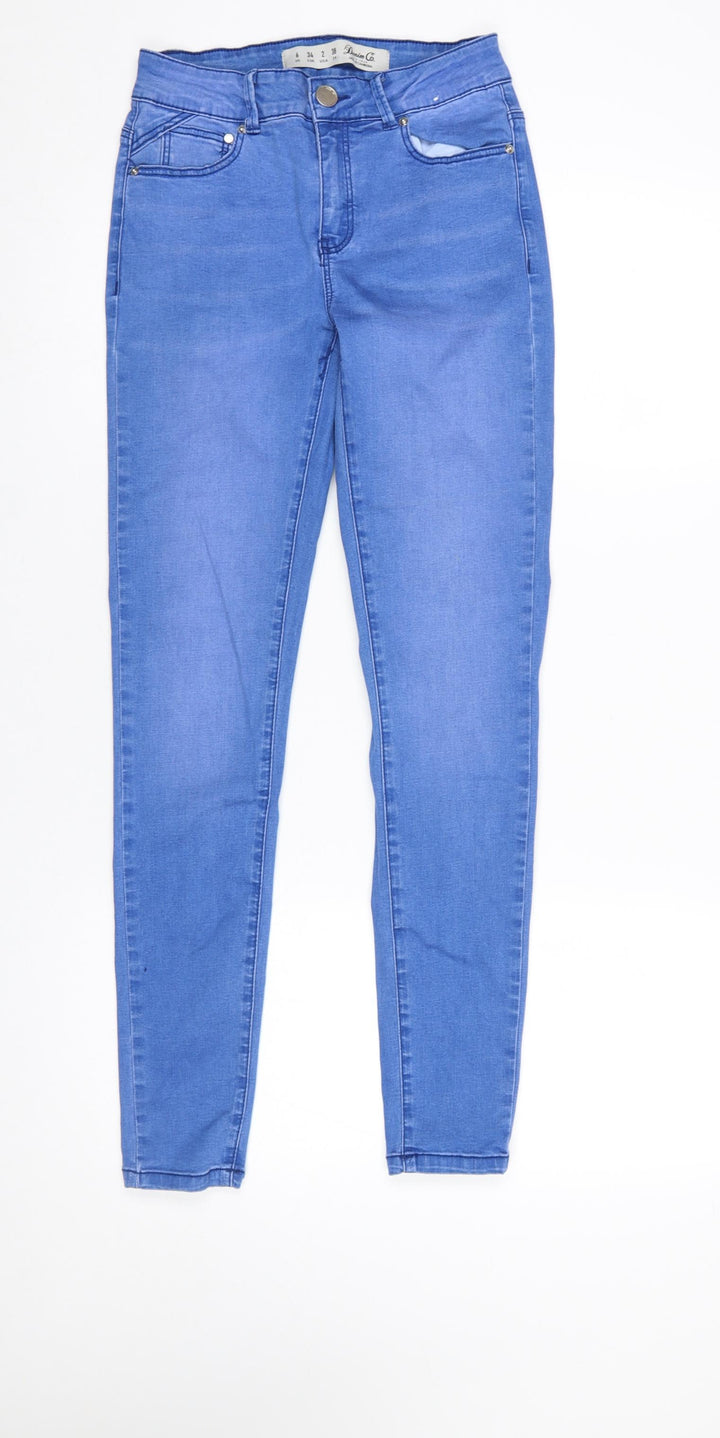Denim Co. Women Blue Skinny Jeans Size 6 Slim Fit Stretch Denim