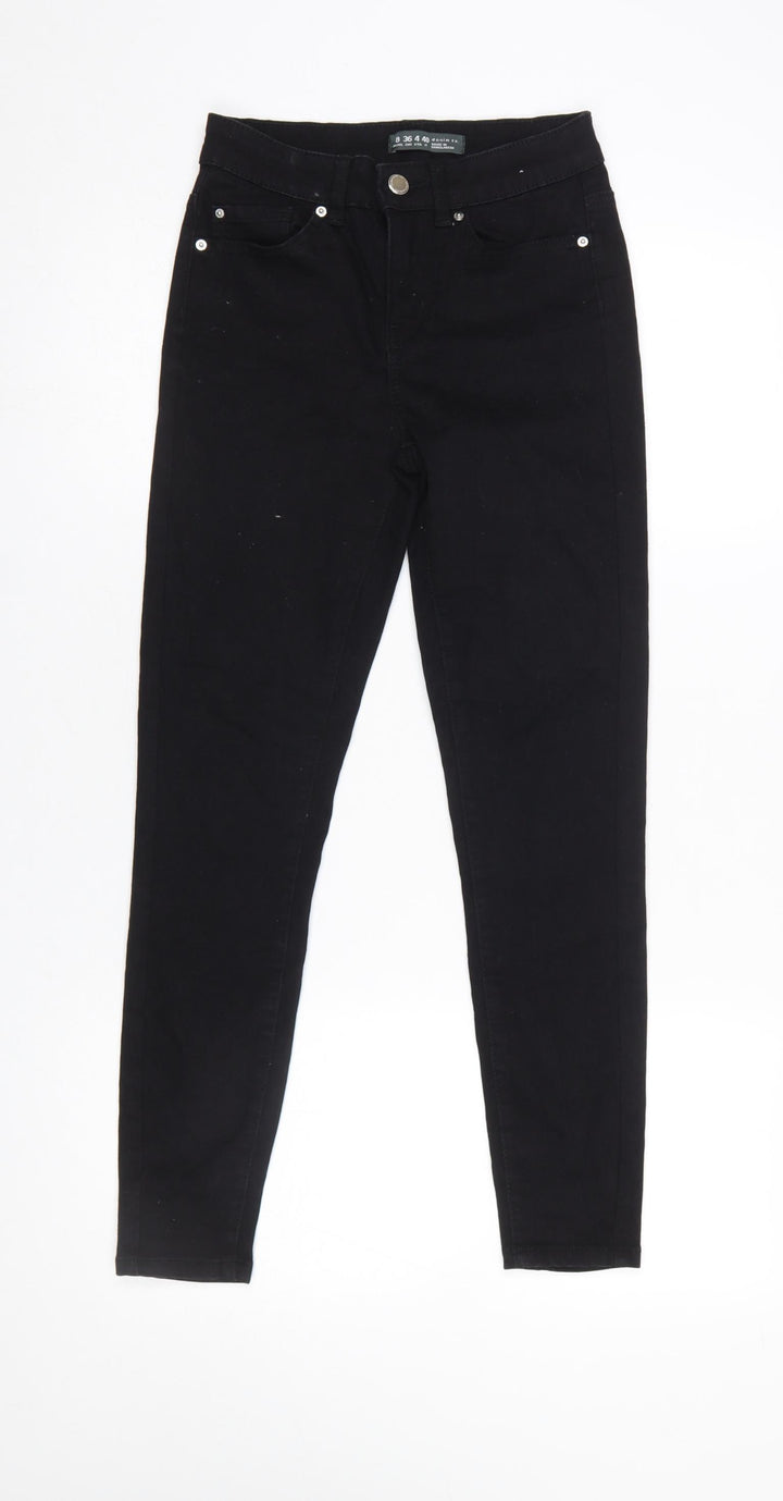 Denim Co. Women's Black Skinny Stretch Jeans Size 8 30in Leg
