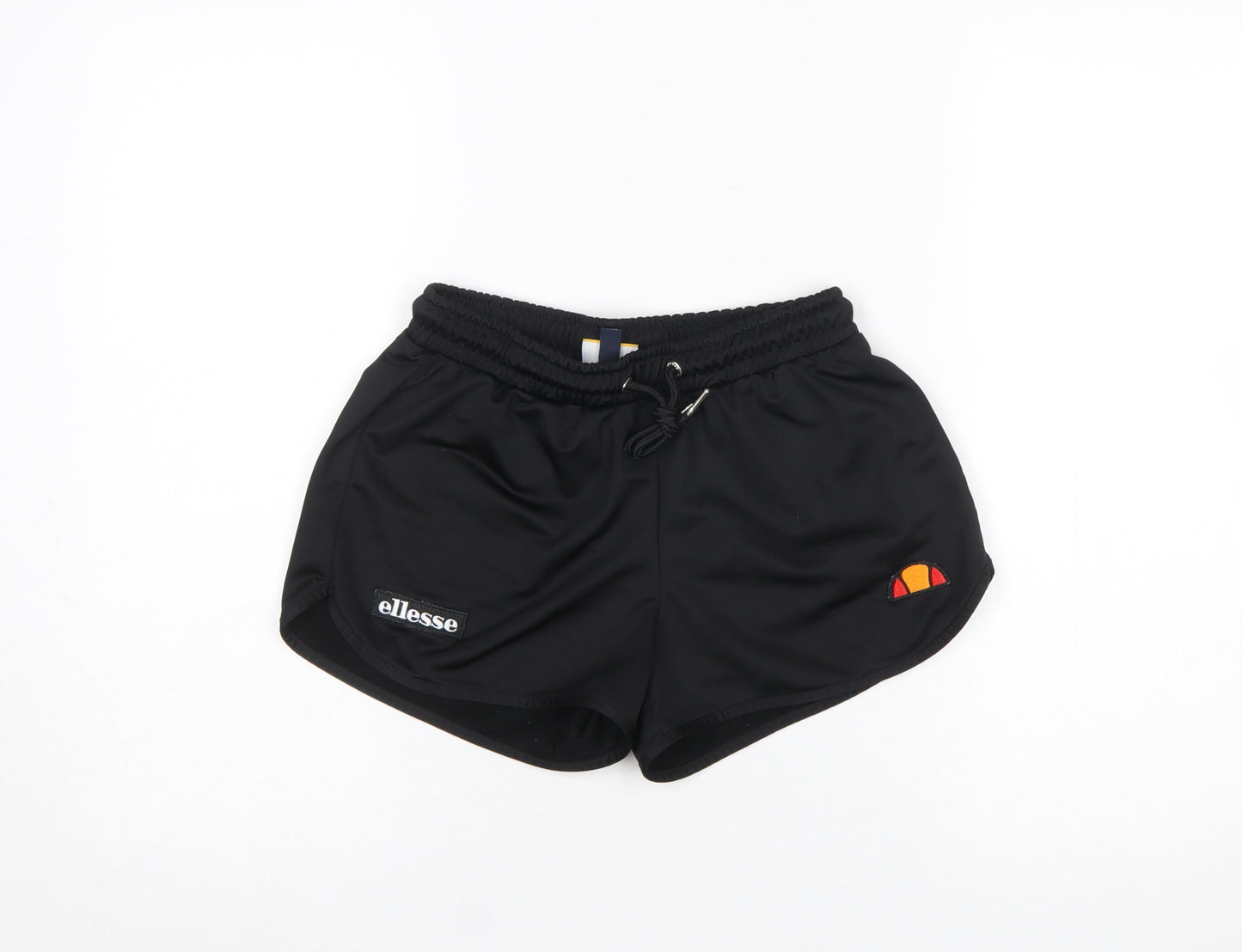 Ellesse Womens Black UK 8 Athletic Activewear Shorts Polyester Gym