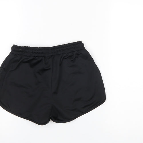 Ellesse Womens Black UK 8 Athletic Activewear Shorts Polyester Gym