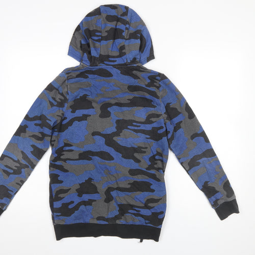 F&F Boys Blue Camo PlayStation Full Zip Hoodie 11-12 Years