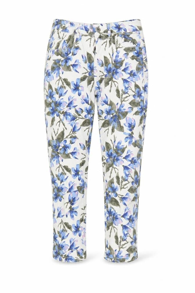 Ever.me Women's Multicoloured Floral Slim Trousers UK 12