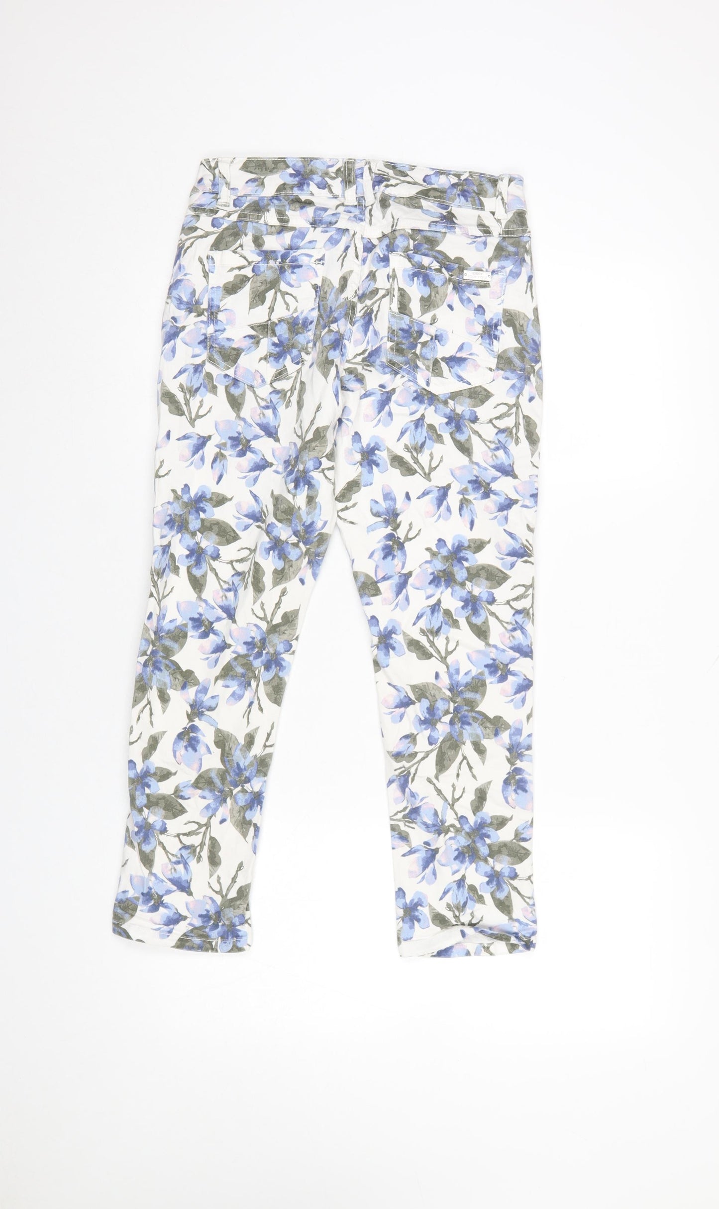 Ever.me Women's Multicoloured Floral Slim Trousers UK 12