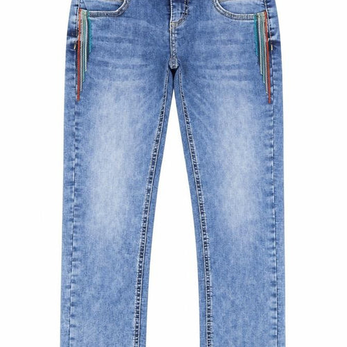 Street One Women's Blue Straight Leg Stretch Jeans Size 26