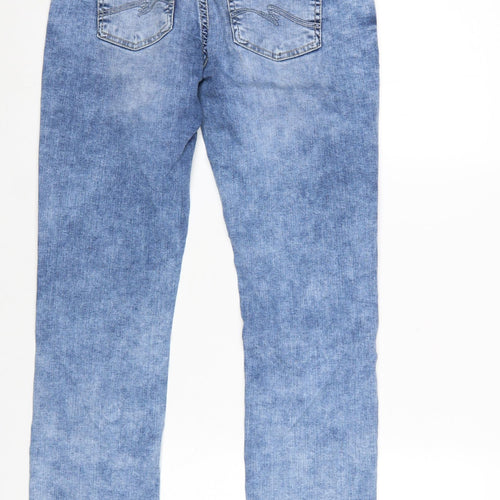 Street One Women's Blue Straight Leg Stretch Jeans Size 26