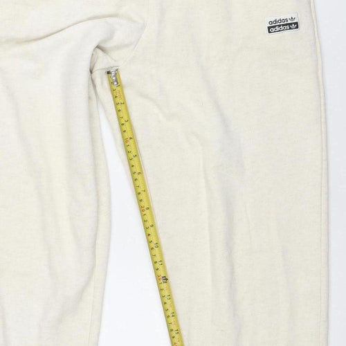 Adidas Women’s Ivory Jogger Sweatpants Size 8 Cotton Blend Activewear